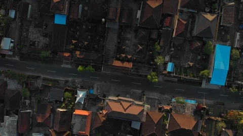 Aerial view of Ubud Stock Footage 108206414