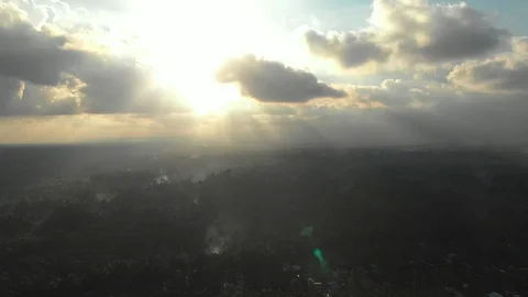Aerial view of Ubud Stock Footage 108208998