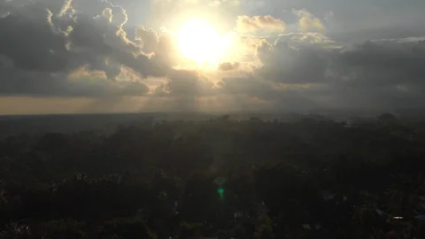 Aerial view of Ubud Stock Footage 108221396