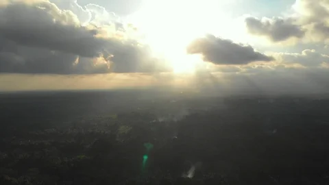 Aerial view of Ubud Stock Footage 108223152
