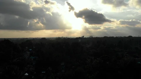 Aerial view of Ubud Stock Footage 108298055