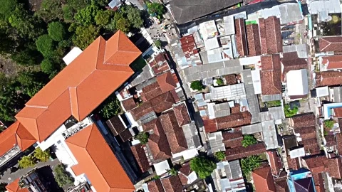 Aerial View of Urban Rooftops Video stock 280465185