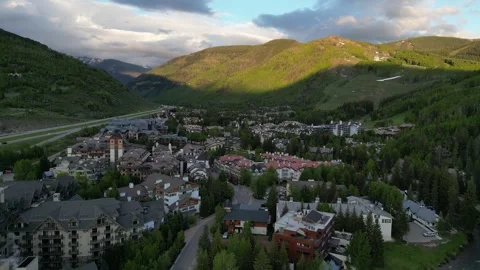Aerial View of Vail Coronado Stock Footage 244675205