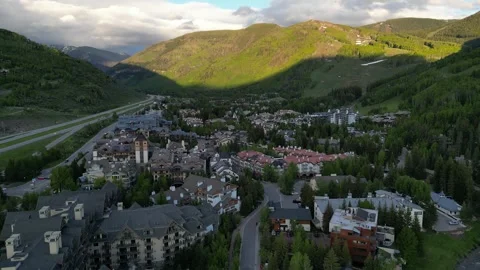 Aerial View of Vail Coronado Stock Footage 244677480