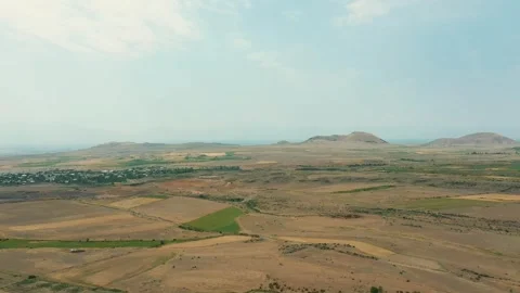Aerial view of the valley 2 Stock Footage 318898796