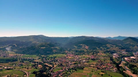 Aerial view of a valley Stock Footage 293313982