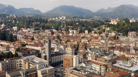 Aerial view of Varese Stock Footage 116887968