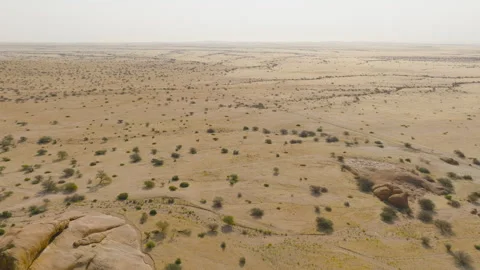 Aerial View Of Vast Namibia Desert Landscape At Golden Hour 스톡 동영상 347856580