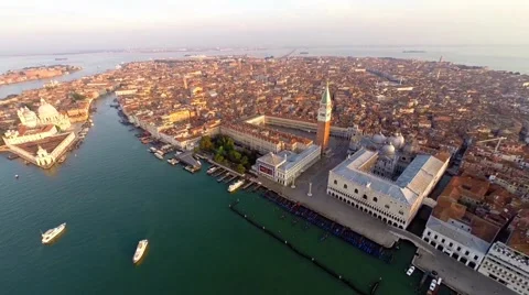 Aerial view of venice Vidéo 40888602