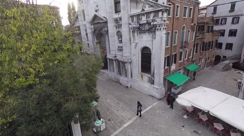 Aerial view of Venice Stock Footage 58328252