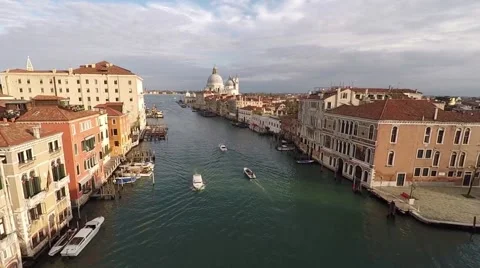 Aerial view of Venice Stock Footage 58331106