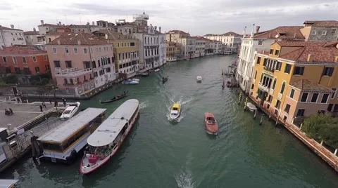 Aerial view of Venice Stock Footage 58331304