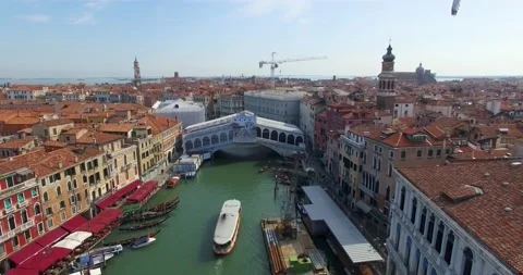 Aerial View of Venice Stock Footage 142575655