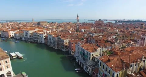 Aerial View of Venice Stock Footage 142575715