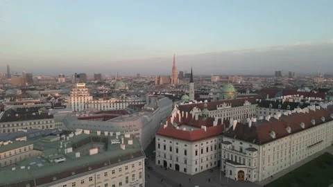 AERIAL VIEW OF VIENNA Stock Footage 221349512