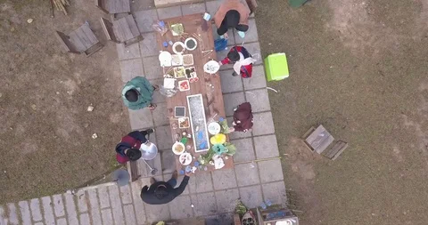 Aerial view of View of Nam Kat Yorlapa resort, Oudomxay, Laos. 動画素材 90705558