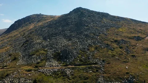 Aerial view of Vitosha mountain, Sofia, Bulgaria Stock-Footage 118550331