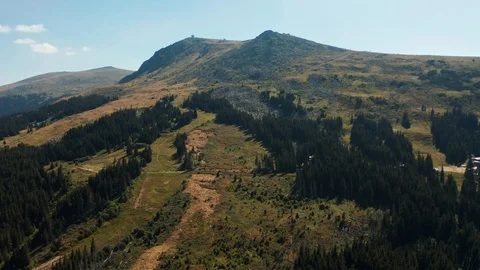 Aerial view of Vitosha mountain, Sofia, Bulgaria Stock-Footage 118565109