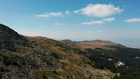 Aerial view of Vitosha mountain, Sofia, Bulgaria Stock-Footage 118567805