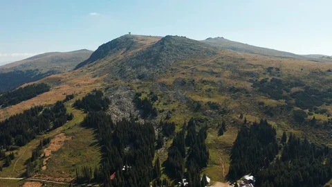 Aerial view of Vitosha mountain, Sofia, Bulgaria Stock-Footage 118568425
