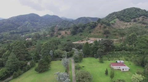 Aerial view volcano in panama 動画素材 56591072