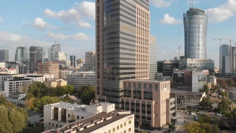 Aerial view at Warsaw Stock Footage 116205458