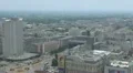 Aerial view of Warsaw, Poland, Europe HD Footage