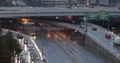Aerial View of Washington D.C. with Cars Traffic on Busy Freeway Rush Hour Day 4k or 4k+ Resolution