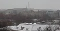 Aerial View Washington DC Famous Obelisk Usa Symbol Federal Buildings Winter Day 4k or 4k+ Resolution