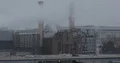 Aerial View of Washington D.C. Usa Cars Traffic Jam on Freeway and Power Station 4k or 4k+ Resolution
