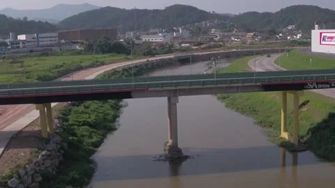 Aerial view of water Stock Footage 236771469