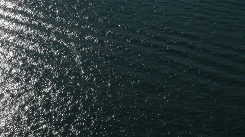 Aerial view of water surface Stock Footage 223486333