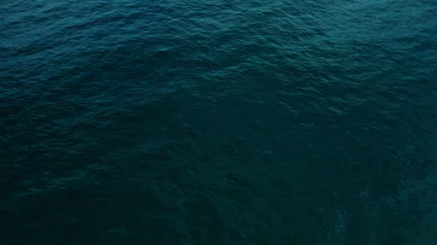 Aerial view water surface Stock Footage 233792073