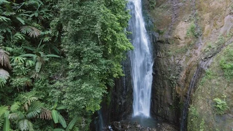 Aerial view of waterfall 12 Video stock 291756288