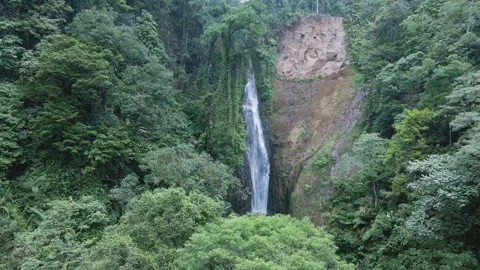 Aerial view of waterfall 13 Video stock 291757558