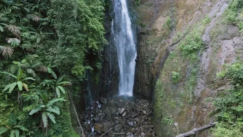 Aerial view of waterfall 3 Stock Footage 291660511