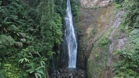 Aerial view of waterfall 4 Stock Footage 291672322