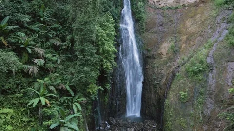 Aerial view of waterfall 8 Stock Footage 291686914