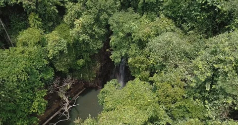 Aerial view of waterfall 動画素材 89976632