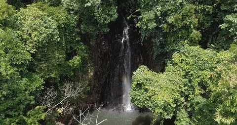 Aerial view of waterfall 動画素材 89978002