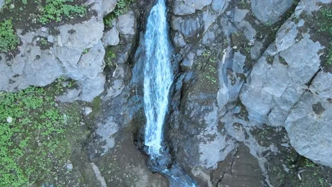 Aerial view waterfall 스톡 동영상 238595498