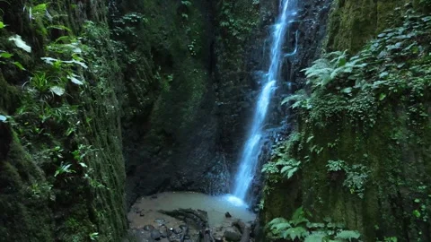 Aerial view waterfall Stock-Footage 240783725