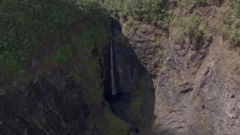 Aerial view of a waterfall Stock Footage 330916275