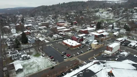 Aerial View Of Watkins Glen Village By S 