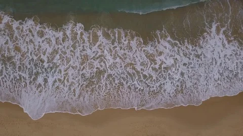 Aerial view Wave Stock Footage