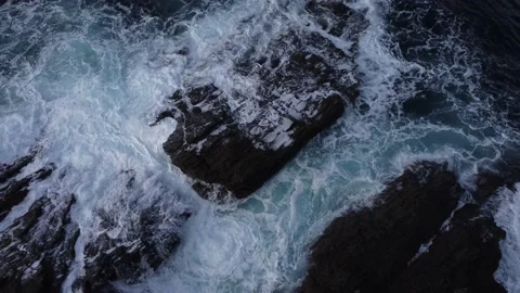 Aerial view of the waves Stockbeeldmateriaal 149181914