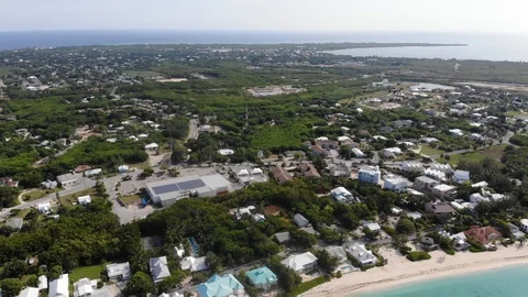 Aerial View of West Bay Stock Footage 117942448