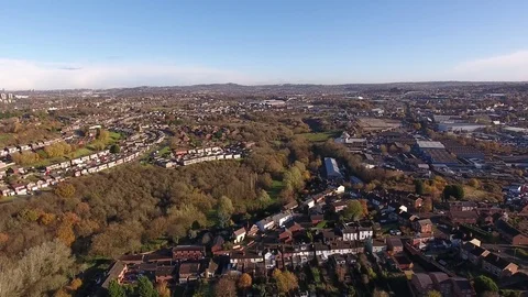 Aerial view of the West Midlands. Stockbeeldmateriaal 69968262