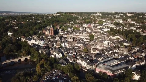 Aerial view of Wetzlar, Germany Stockbeeldmateriaal 79532375
