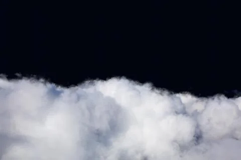 Aerial View of White Cloudscape Stock Photos